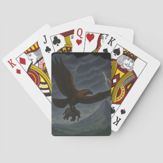 Riesenadler mit Elefantenfantasie Kunst Spielkarten