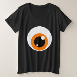 Riesenaugen Plus Größe T - Shirt