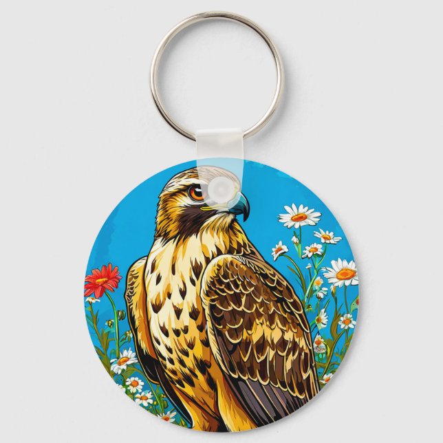Riesenbachvogel Schlüsselanhänger (Vorderseite)