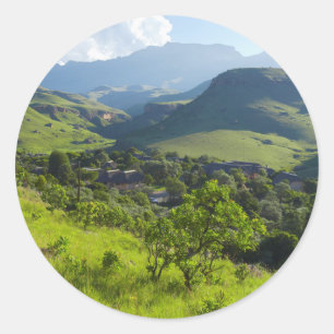 Riesenburg, Ukhahlamba / Drakensberg-Park Runder Aufkleber