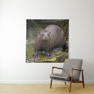 Riesenfußabdrücke Wandteppich