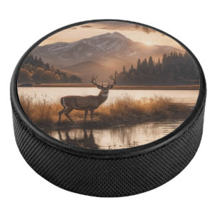 Riesengebirge am Bergsee Eishockey Puck