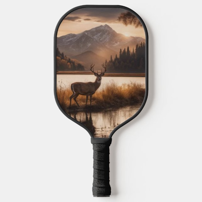 Riesengebirge am Bergsee Pickleball Schläger (Vorderseite)