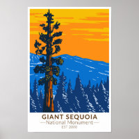 Riesengebirge Sequoia Nationalmuseum Vintag