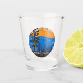 Riesengebirge Sequoia Nationalmuseum Vintag Schnapsglas