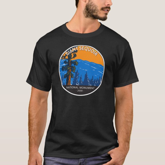 Riesengebirge Sequoia Nationalmuseum Vintag T-Shirt (Vorderseite)