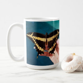 Riesengelbes Frack Butterfly Kaffeetasse