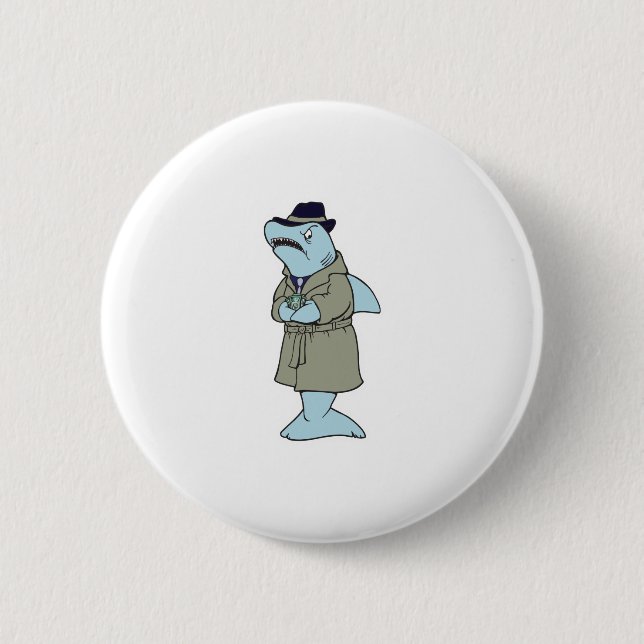 Riesenhai Button (Vorderseite)