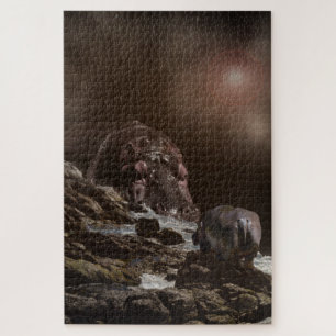 Riesenhippo Finds Liebe, Puzzle