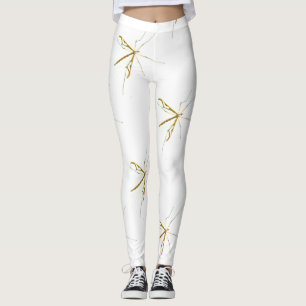 Rieseninsekten weiß leggings