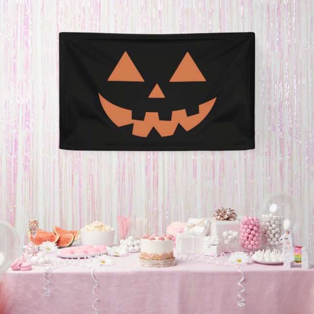 RiesenJack O' Lantern Face Halloween Pumpkin Banner (Party)