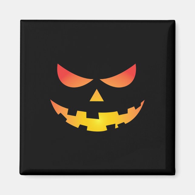 RiesenJack O' Lantern Face Halloween Pumpkin Fun Magnet (Vorne)