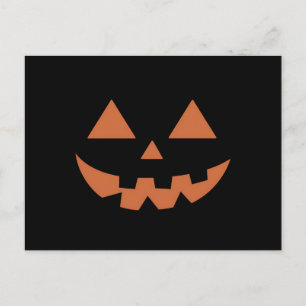 RiesenJack O' Lantern Face Halloween Pumpkin Postkarte