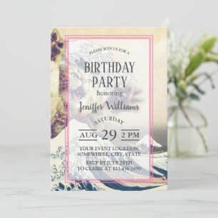 Riesenkatzenwelle - Die große Welle vor Kanagawa Einladung