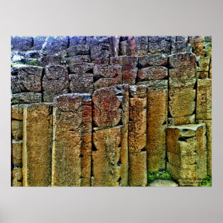 Riesenkauseweg Nordirland Poster