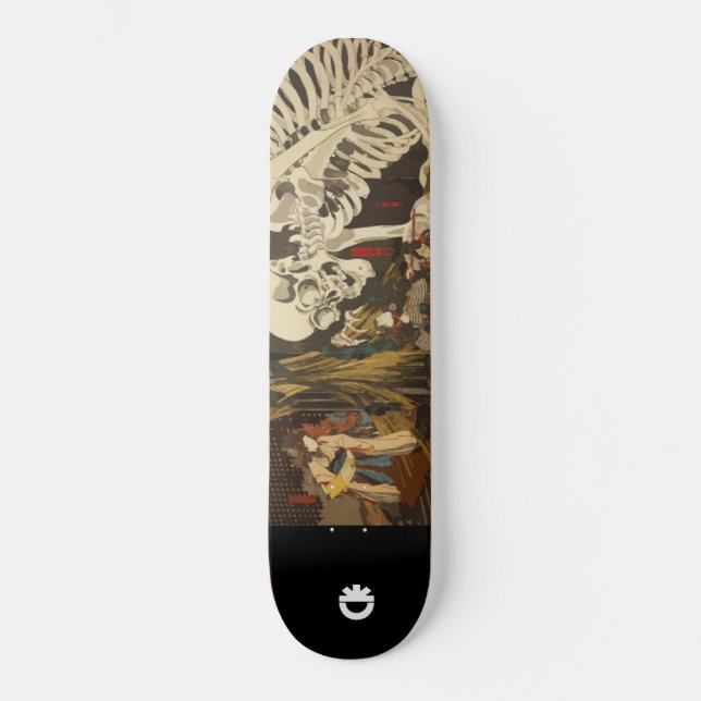 Riesenkelett Skateboard (Vorderseite)