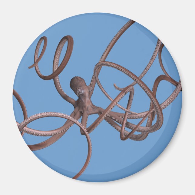 Riesenoctopus Magnet (Vorne)
