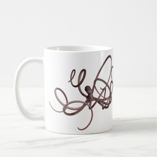 Riesenoctopus Tasse (Links)