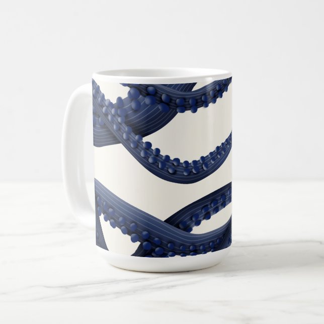 Riesenoctopus Tentacles Kaffeetasse (Vorderseite Links)