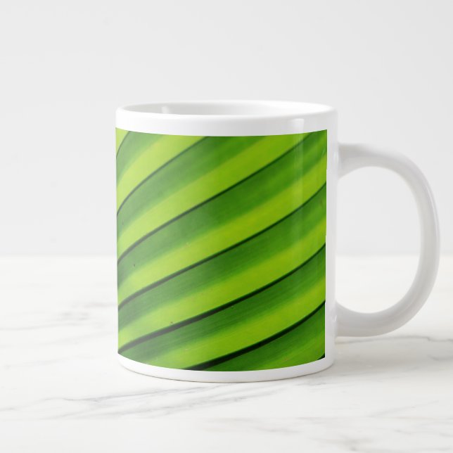 Riesenpalmenmuster Jumbo-Tasse (Rechts)