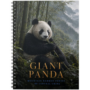 Riesenpanda-Bambuswald TIERE Notizblock