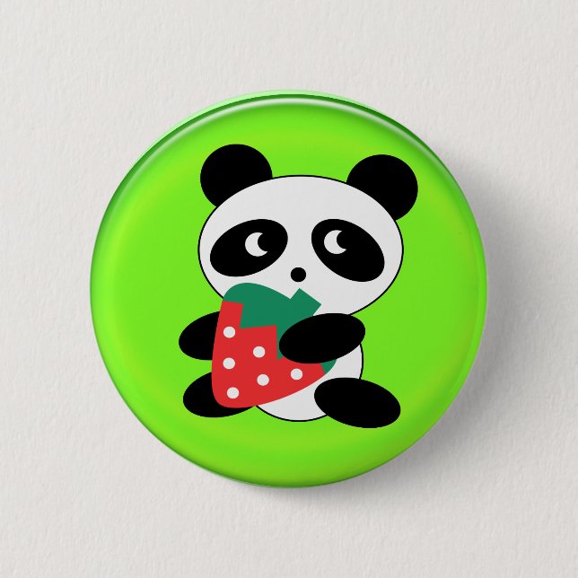 Riesenpanda Button (Vorderseite)
