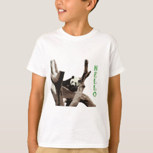 Riesenpanda in einem wilden Tierzoo Fotografie. T-Shirt