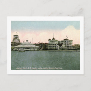 Riesenrad, Asbury Park, New Jersey Vintage Postkarte