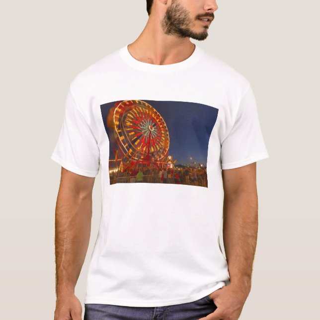 Riesenrad bei Dämmerung in der Nordwestmontana T-Shirt (Vorderseite)