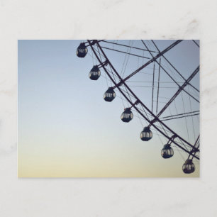 Riesenrad bei Dämmerung Postkarte