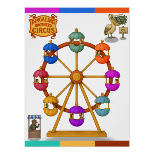 Riesenrad Dingaling Bros Poster