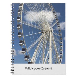 Riesenrad Folge deinen Träumen Notizblock