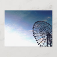 Riesenrad in der Abenddämmerung: Tokio
