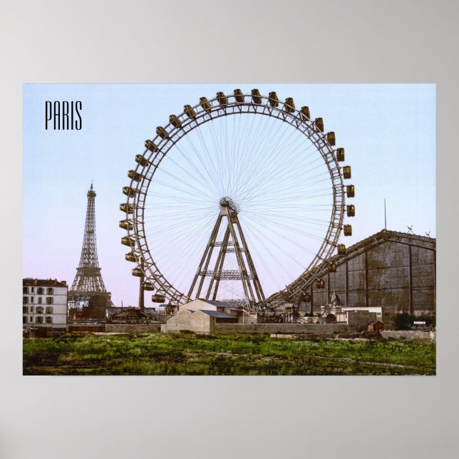 Riesenrad in Paris (1900) Poster (Vorne)