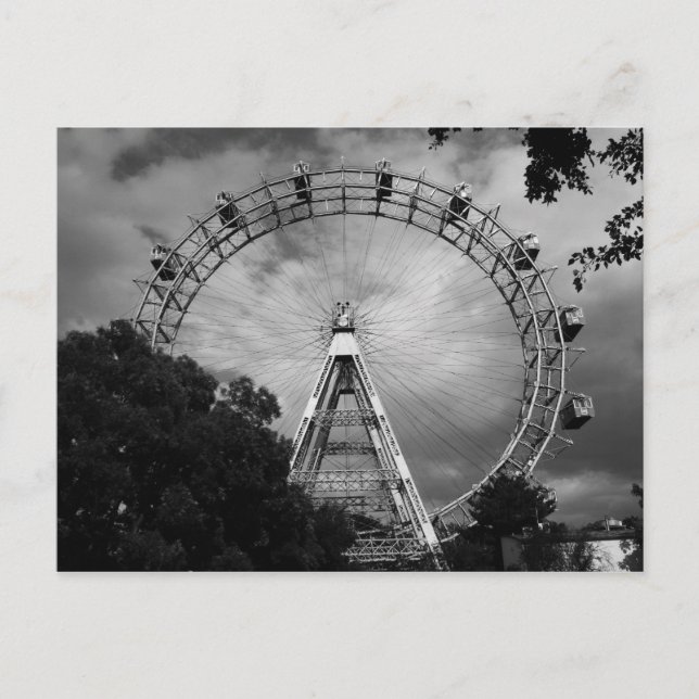 Riesenrad in Wien Österreich Postkarte (Vorderseite)