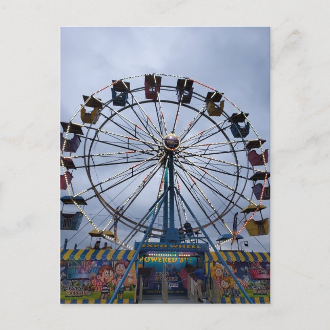 Riesenrad Postkarte (Vorderseite)