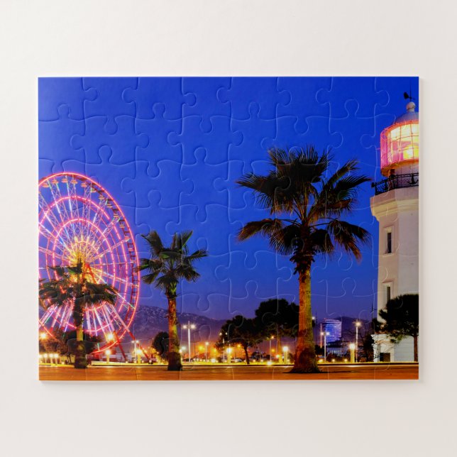 Riesenrad und Leuchtturm Puzzle (Horizontal)