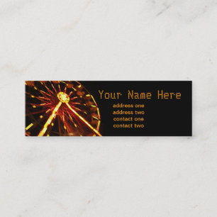 Riesenrad-Visitenkarte Mini Visitenkarte