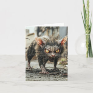 Riesenratte feiertagskarte