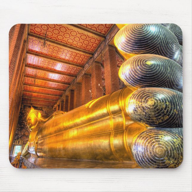 Riesenreklamation Buddha im Tempel, Wat Pho, Mousepad (Vorne)