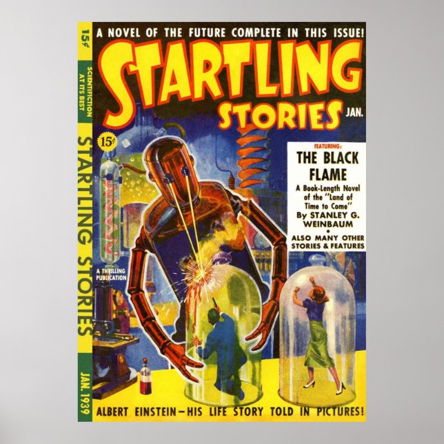 Riesenrobot Heat Ray Comic Cover Poster (Vorne)