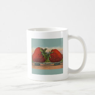Riesens Erdbeeren Antiquität Früchte Spaß Tasse