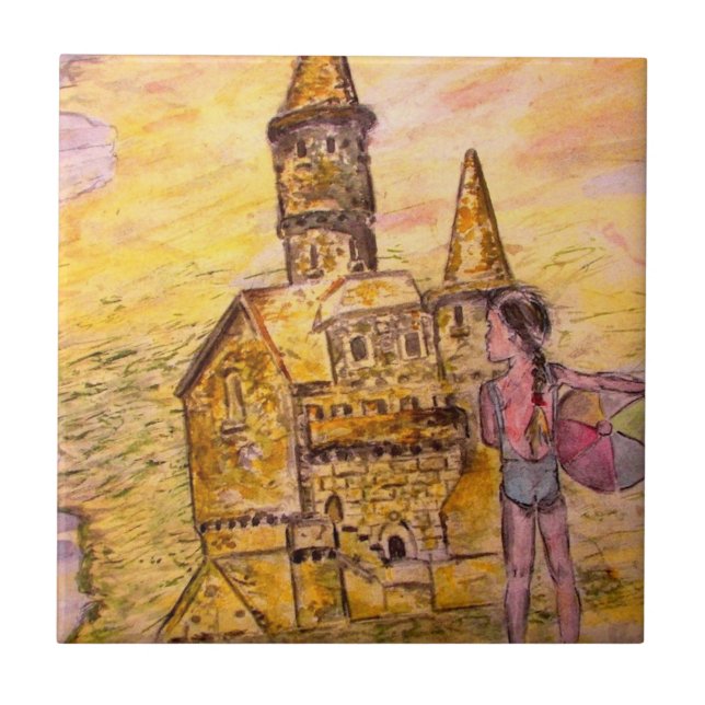 Riesensandburg Fliese (Vorderseite)