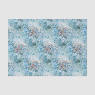 Riesenschildkröte aus Tintenfisch und Tintenfisch Seidenpapier