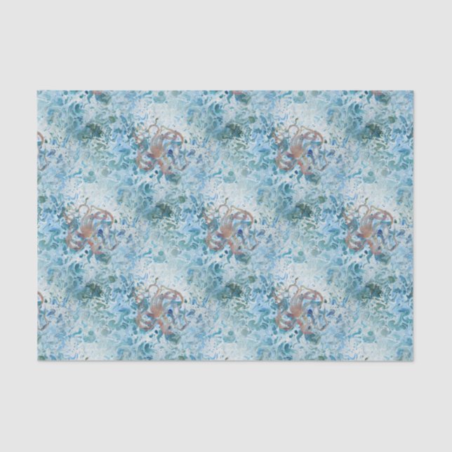 Riesenschildkröte aus Tintenfisch und Tintenfisch Seidenpapier (Vorderseite)