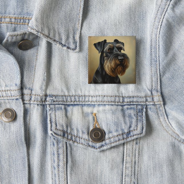 Riesenschnauzer Button (Beispiel)