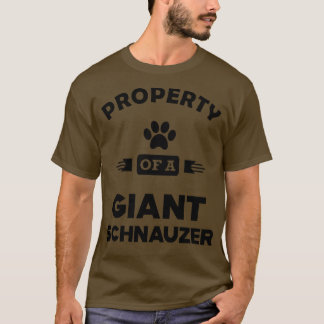 Riesenschnauzer Eigenschaft als Riesenschnauzer T-Shirt