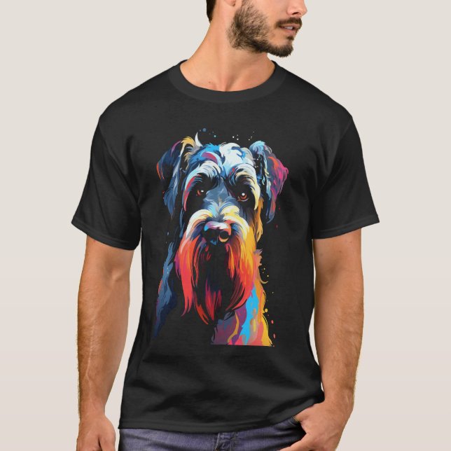 Riesenschnauzer-Fan T-Shirt (Vorderseite)