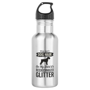 Riesenschnauzer Glitter Lustiges Hundeliebhaber-De Edelstahlflasche