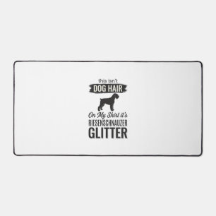 Riesenschnauzer Glitter Lustiges Hundeliebhaber-De Schreibtischunterlage